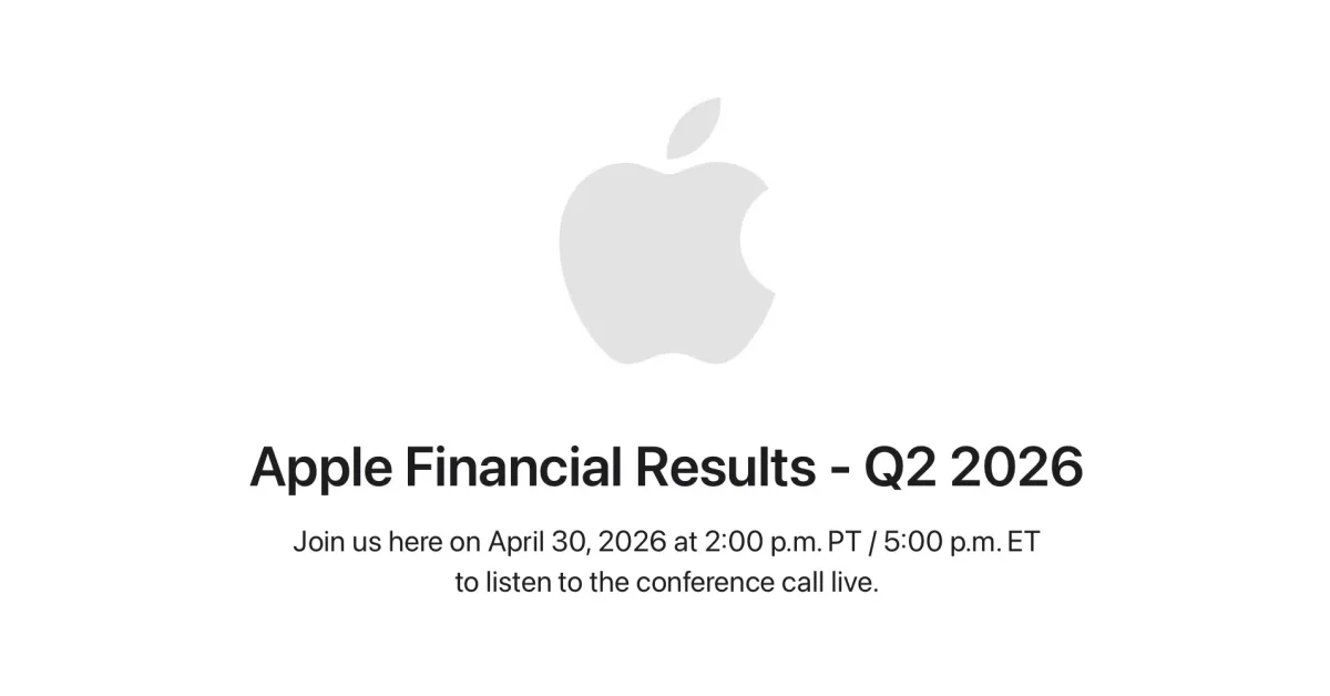 Come seguire in diretta la call sui risultati finanziari di Apple del secondo trimestre