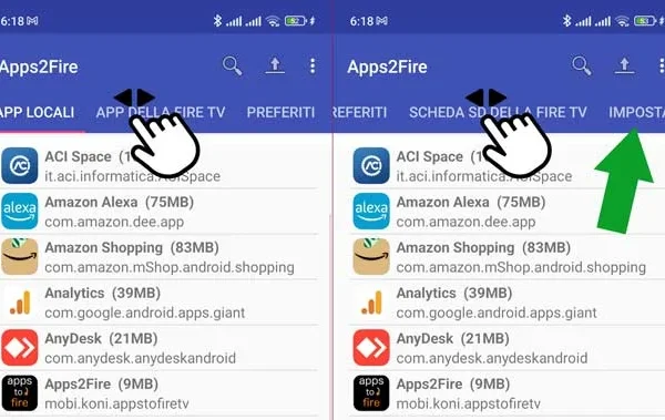 Apps2fire per Fire Stick, facile da usare e potente