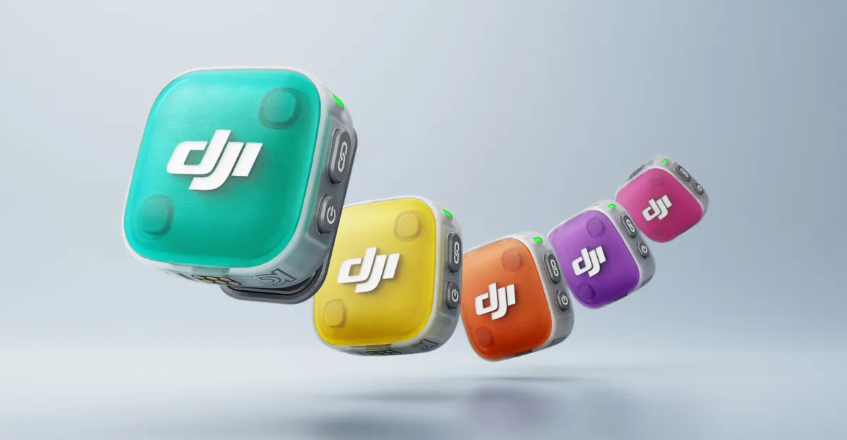 DJI Mic Mini 2: Nuove Coperture Colorate per una Maggiore Integrazione