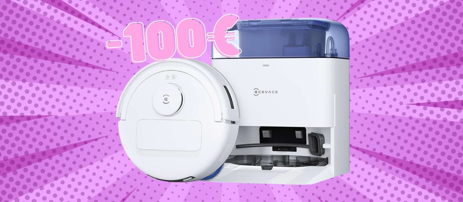 ECOVACS DEEBOT MINI: il robot aspirapolvere con potente aspirazione 9000Pa e spazzole per lavaggio innovativo