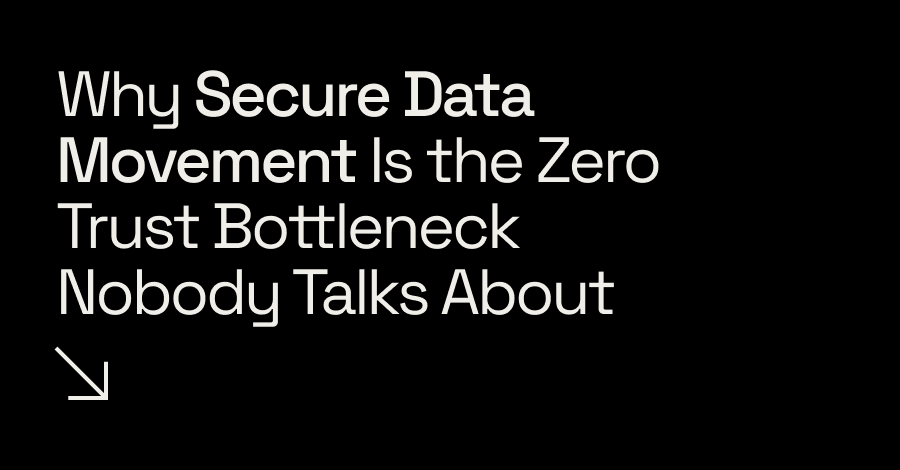 Perché il Movimento Sicuro dei Dati è il Collo di Bottiglia Zero Trust Sconosciuto