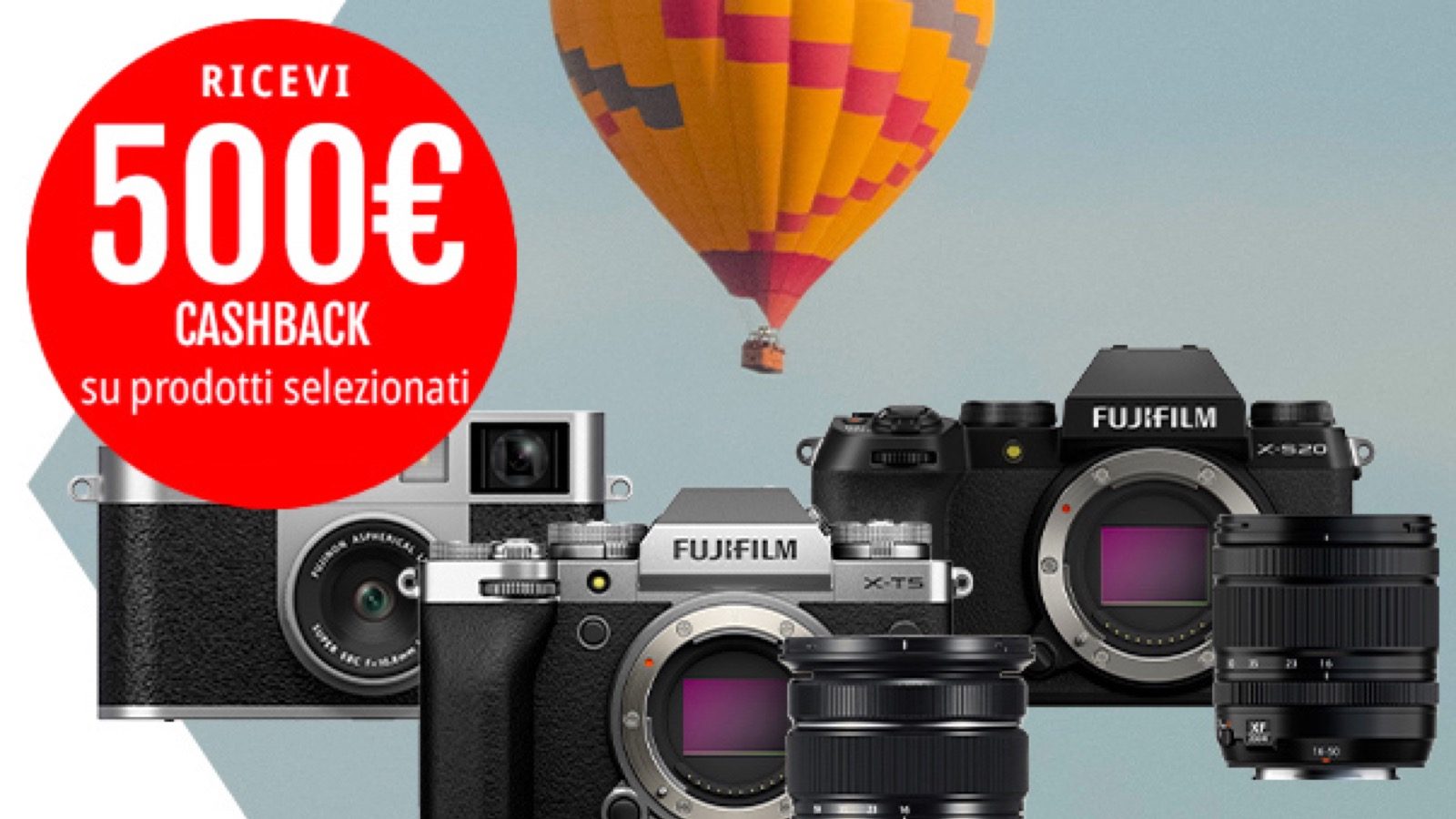 Cashback Fujifilm: acquista su Amazon e risparmia fino a 500 €!