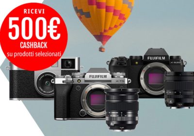 Cashback Fujifilm: acquista su Amazon e risparmia fino a 500 €!