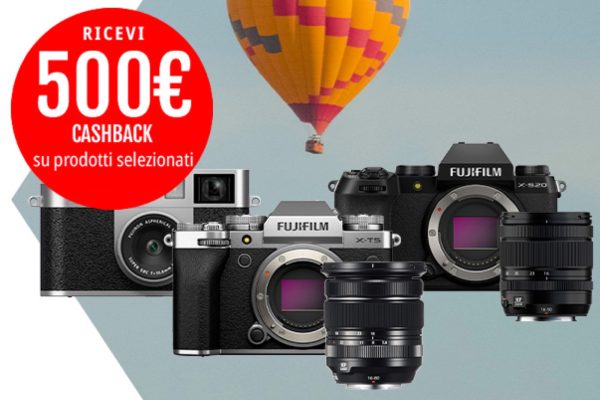 Cashback Fujifilm: acquista su Amazon e risparmia fino a 500 €!