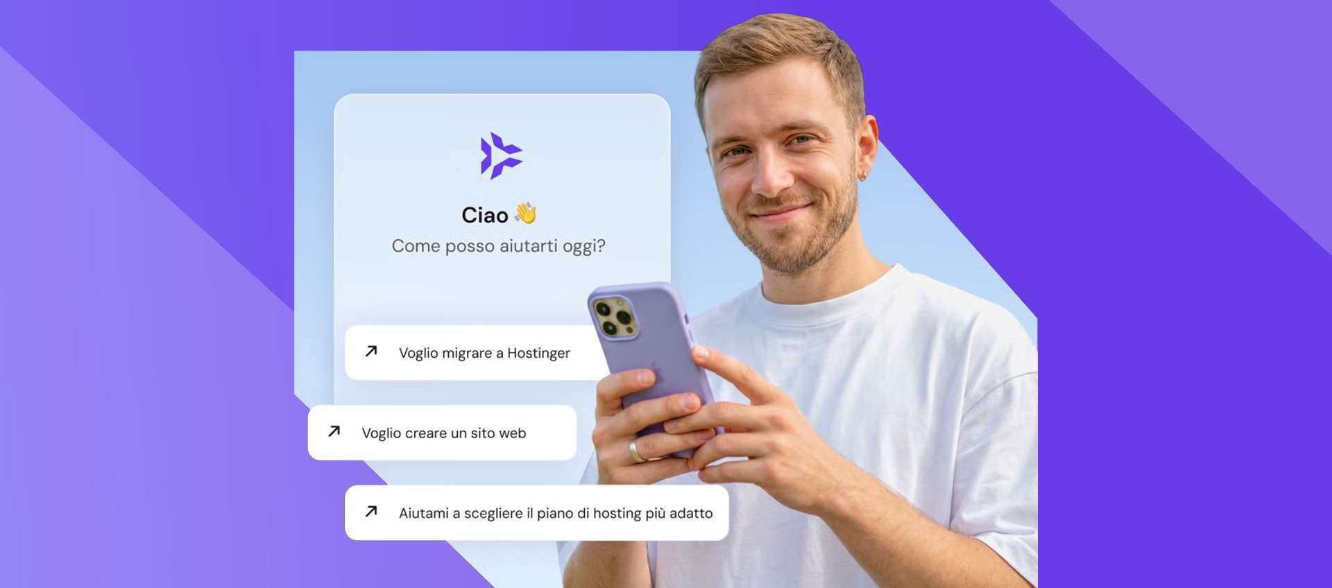Crea il tuo sito web con l’AI di Hostinger a soli 2,99 euro al mese!