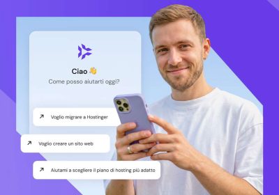Crea il tuo sito web con l’AI di Hostinger a soli 2,99 euro al mese!