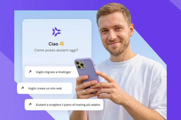 Crea il tuo sito web con l’AI di Hostinger a soli 2,99 euro al mese!