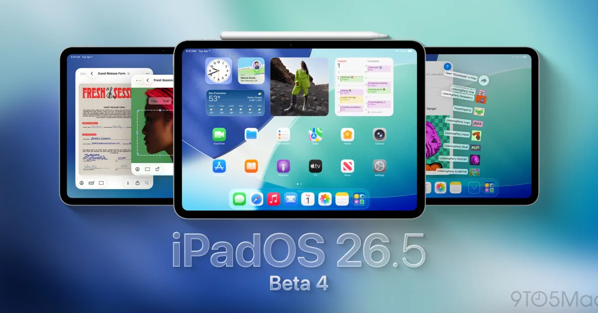 Apple lancia la beta 4 di iPadOS 26.5, tvOS 26.5 e altro ancora!