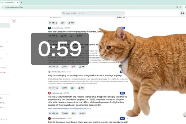 Cat Gatekeeper: il gatto rosso che ci libera dallo scrolling infinito