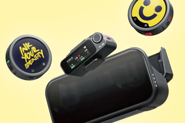 Insta360 rivoluziona i microfoni wireless: schermi integrati per loghi e immagini
