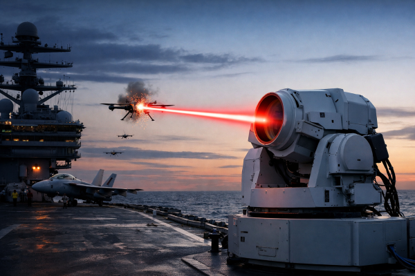 Laser anti-drone marino: test della US Navy con il sistema LOCUST