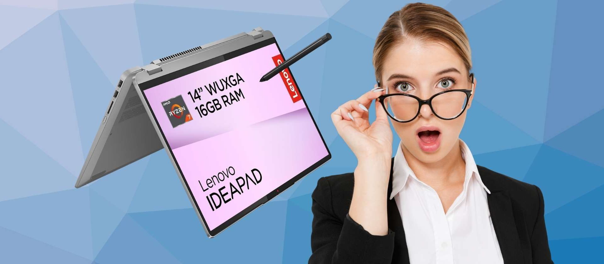 Lenovo IdeaPad Flex 5: offerta imperdibile con Digital Pen inclusa nel modello convertibile!