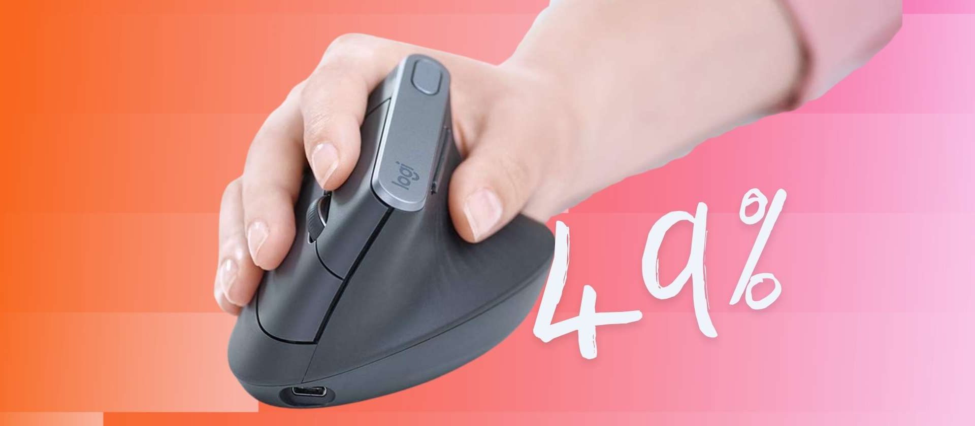 Logitech MX Vertical: il mouse ergonomico che elimina la fatica al lavoro