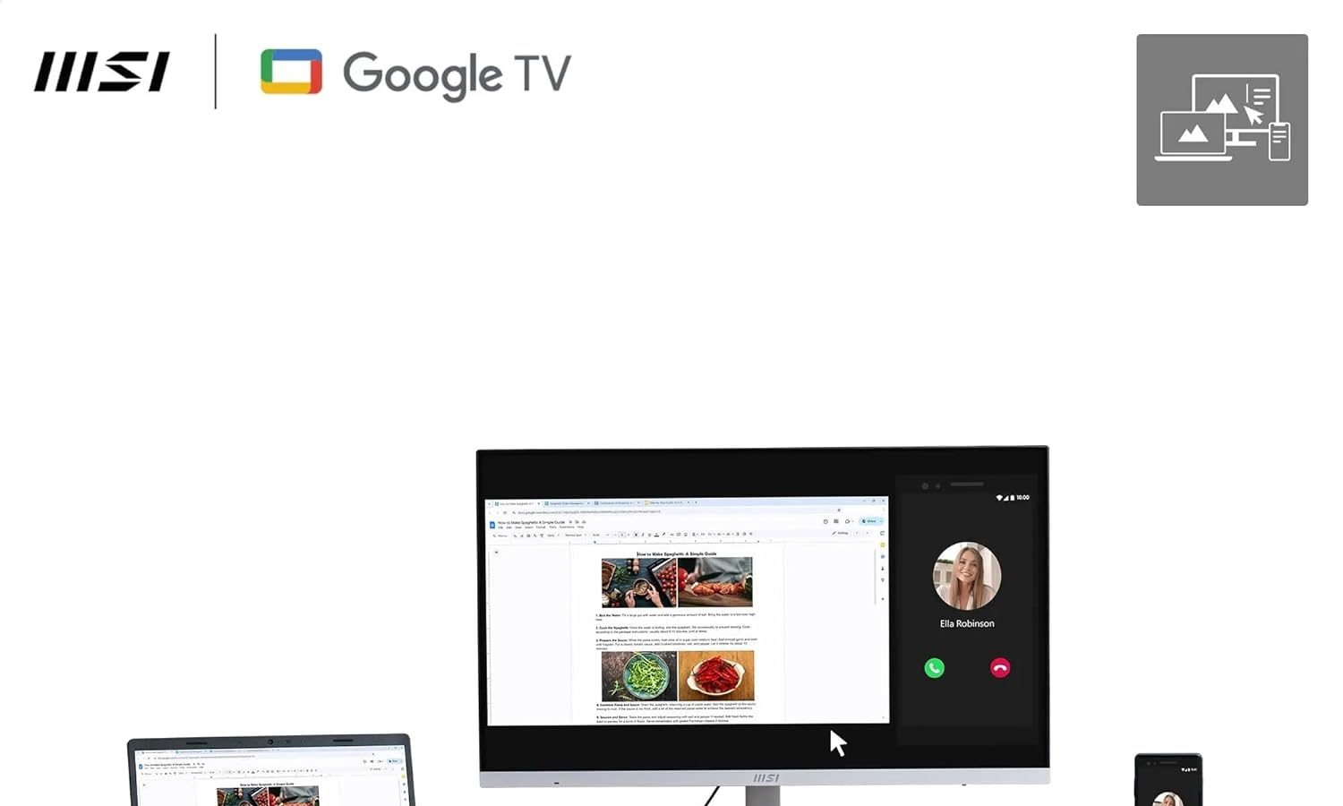 Monitor 4K MSI con Google TV a 245€