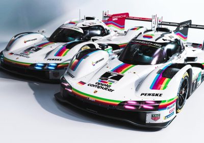 Porsche In Gara In California Con I Colori Storici Di Apple Computer