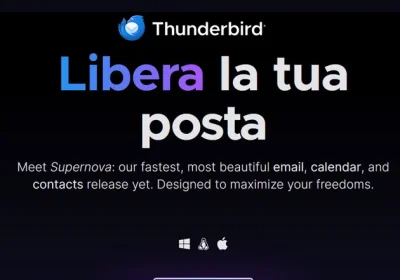 Scaricare Thunderbird per la posta elettronica