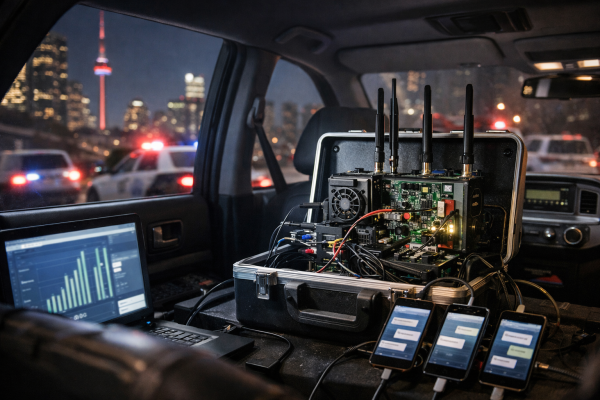 Allerta Sicurezza: SMS Blaster su Auto a Toronto