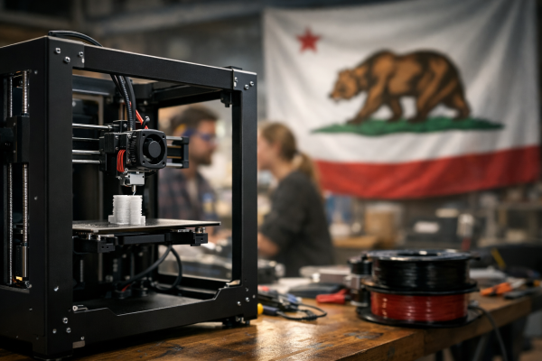 Stretta sulla Stampa 3D in California: Cosa Cambia?