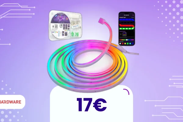 Striscia LED Neon da 3 Metri: Illumina il Tuo Spazio con la Smart Lighting a Solo 17€!