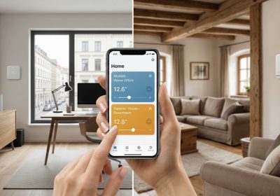 Gestisci fino a cinque case con un unico account tado°!