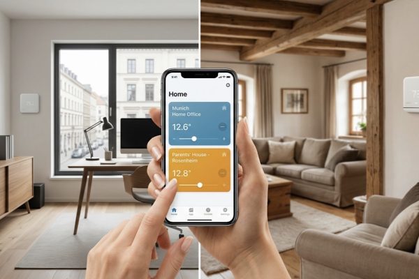 Gestisci fino a cinque case con un unico account tado°!