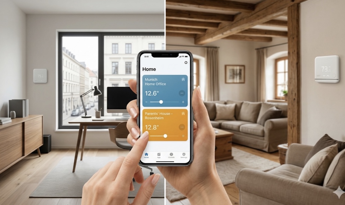 Gestisci fino a cinque case con un unico account tado°!