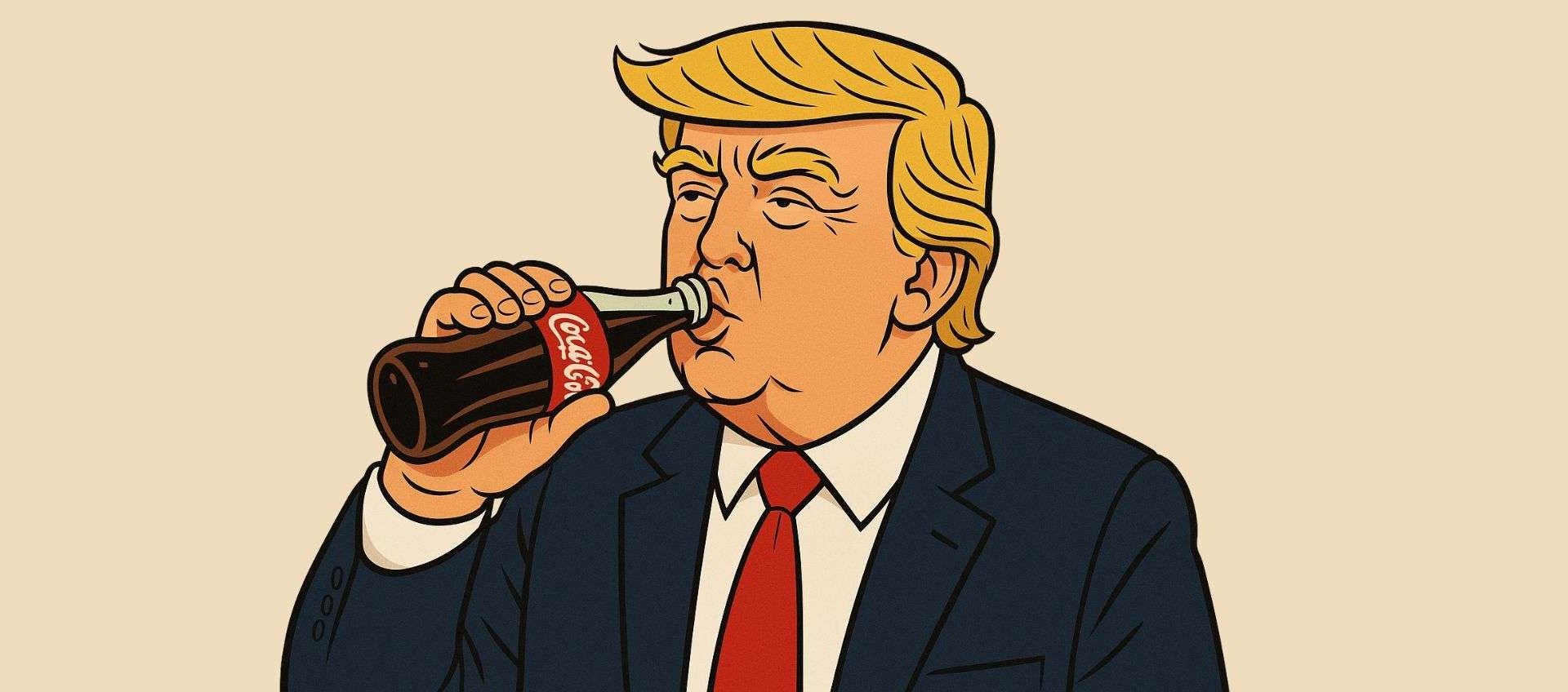 Trump crede che la Coca-Cola Light possa combattere il cancro!