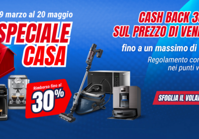 Scopri il volantino Trony del 20 maggio: Approfitta del fantastico CashBack del 30% e risparmia di più!
