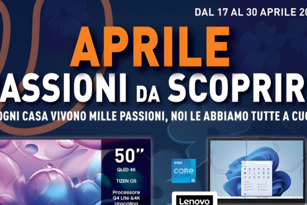Volantino Unieuro fino al 30 aprile 2026: Scopri le Offerte Imperdibili di ‘Aprile Passioni Da Scoprire’ e Risparmia!