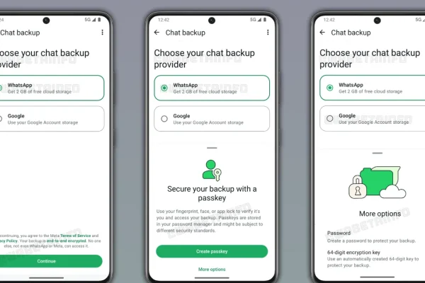 Backup WhatsApp: il nuovo sistema di cloud proprietario e come funziona