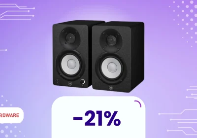 Yamaha HS4: monitor da studio compatti e fedeli sotto i 200€ con doppio sconto!