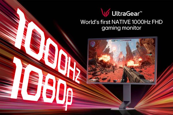 LG UltraGear 25G590B: il primo monitor da gaming con straordinario refresh rate di 1000Hz