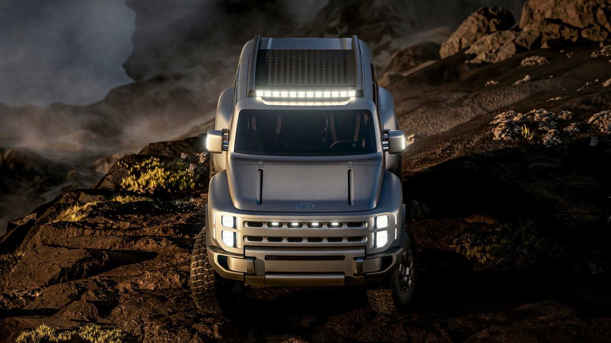 Hyundai presenta il telaio body-on-frame per veicoli elettrici off-road