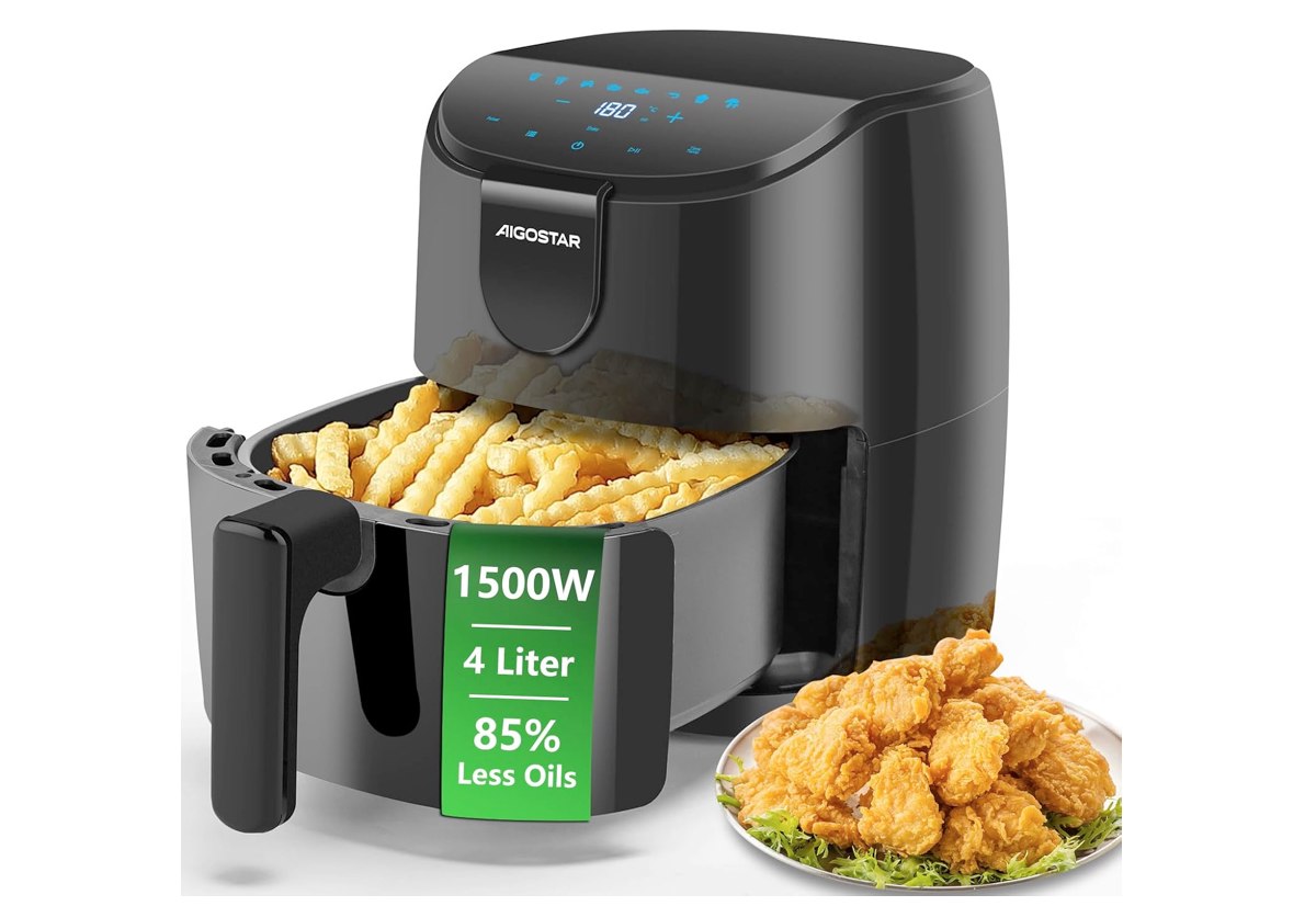 Friggitrice ad aria 4 litri sotto i 40€: l’alleata ideale per single e coppie!