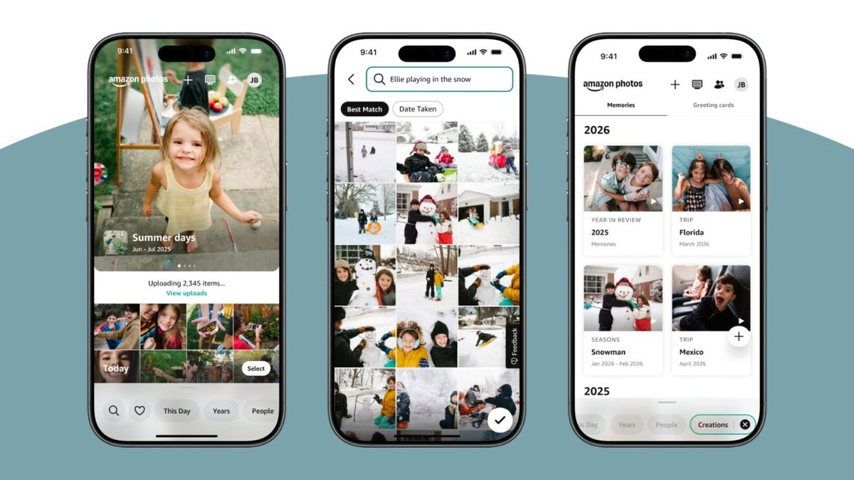 Amazon Photos sfida Google Photos con un nuovissimo restyling