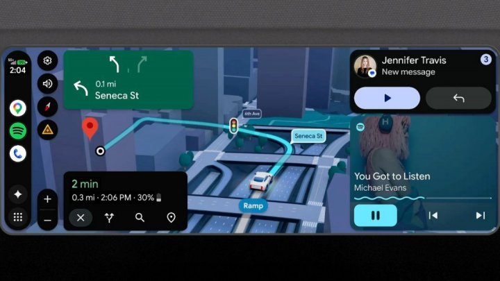 Android Auto: Novità Imperdibili con Video Full HD, Material 3 e Mappe 3D
