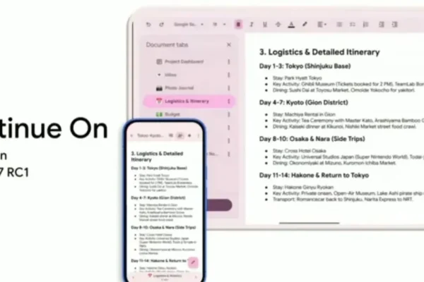 Android copia la funzione Handoff di Apple: un gesto audace che porta vantaggi