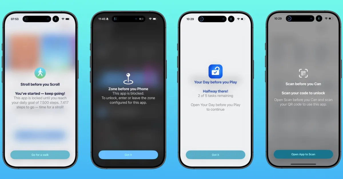 Indie App Spotlight: Il bundle ‘Before You’ con quattro app innovative per gestire il tempo di schermo