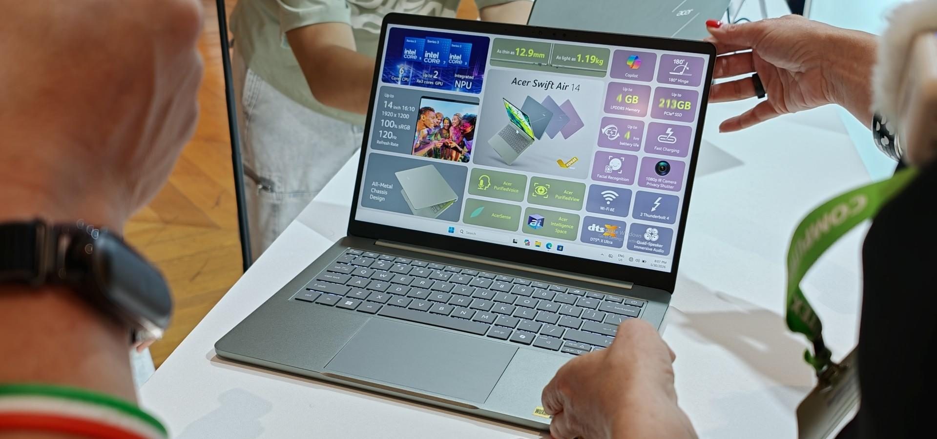 Acer Swift Air 14 vs MacBook Neo: Nuovo Competitore a 799 Euro