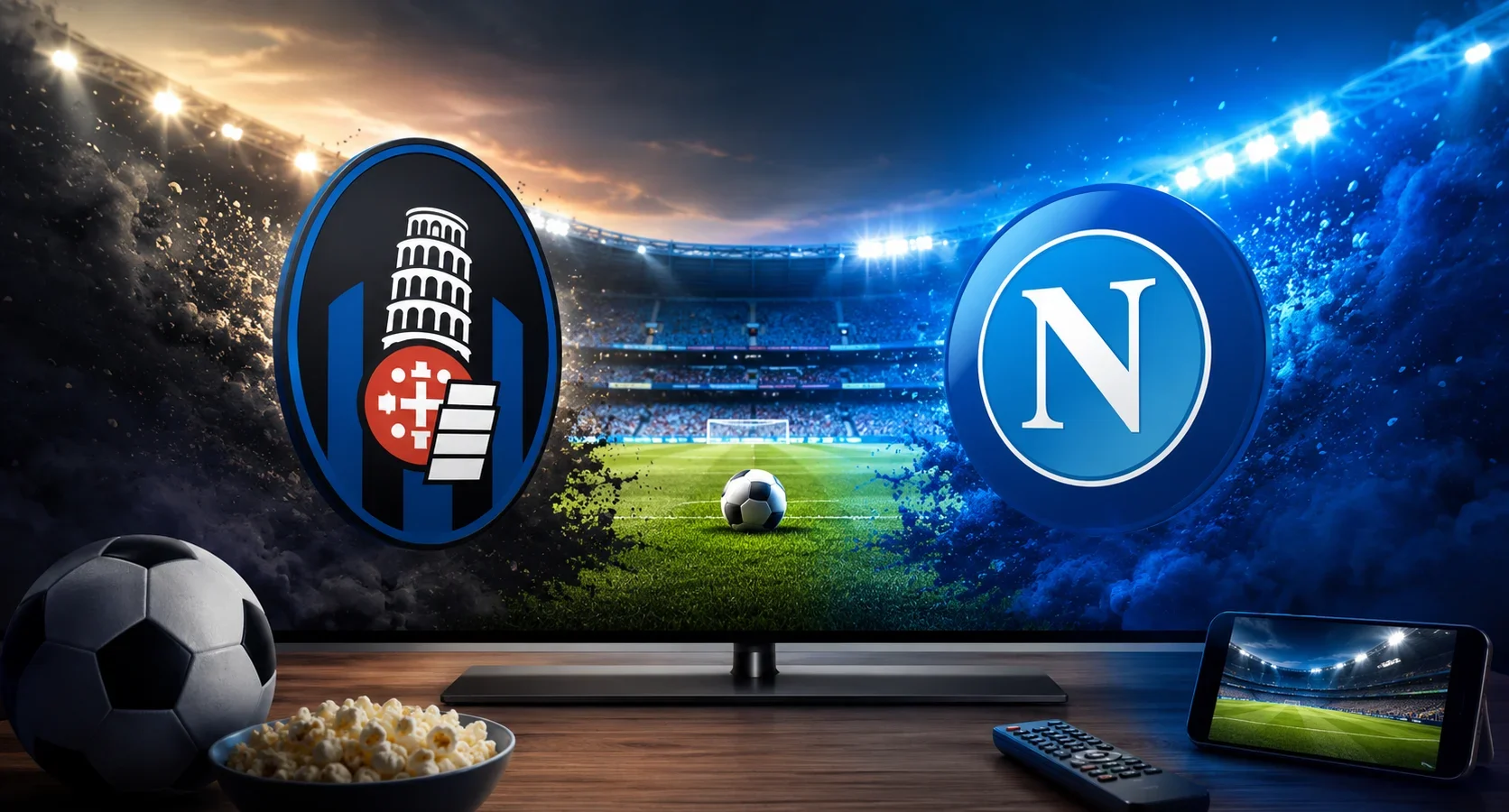 Guida completa: Come seguire Pisa vs Napoli in TV e in streaming