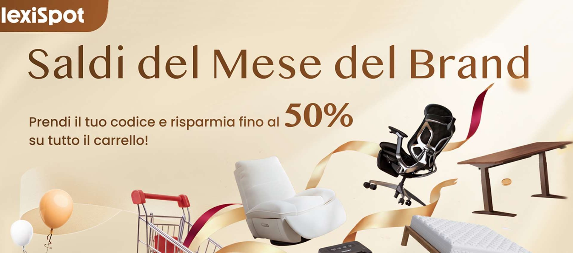 FlexiSpot Brand Day: Sconti fino al 50% su scrivania E7 Pro e sedia C7!