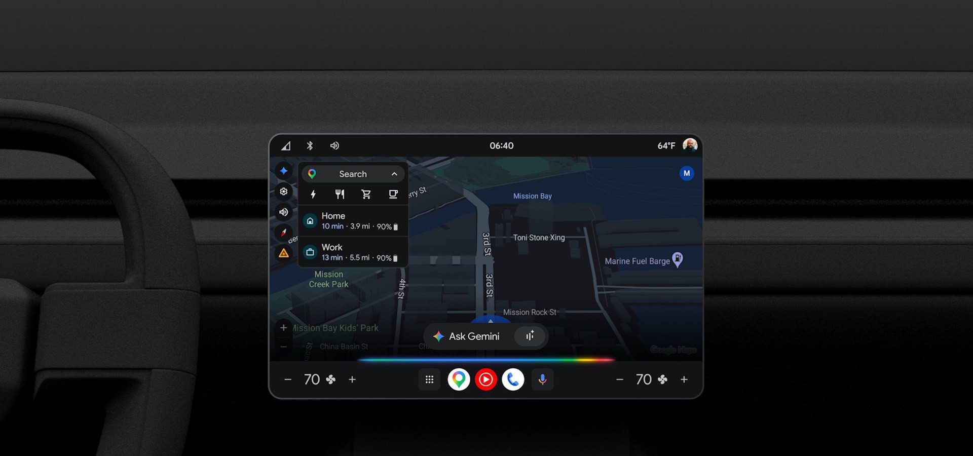 Google amplia il lancio di Gemini AI sulle auto con Google integrato