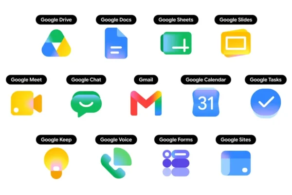 Riprogettazione dell’icona Gradient Google in arrivo su Android, iOS e web