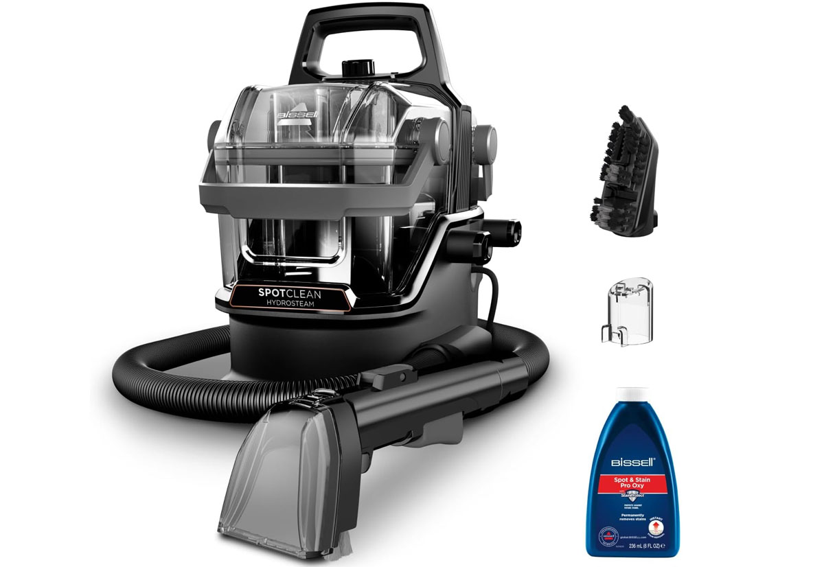 Scopri l’Aspirapolvere a Vapore BISSELL SpotClean HydroSteam a Solo 199 €!