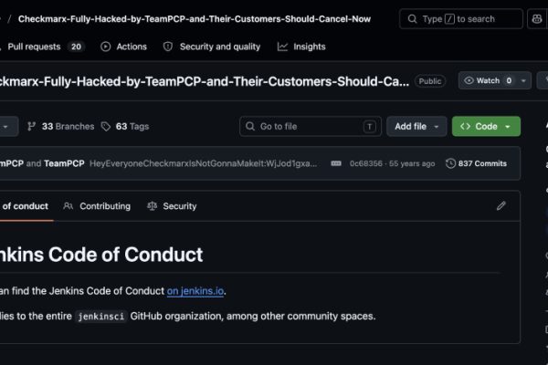 Attacco alla Supply Chain: TeamPCP Colpisce il Plugin AST di Checkmarx per Jenkins