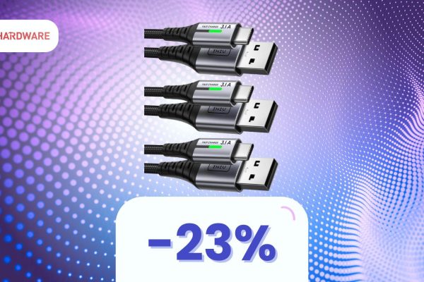 Kit 3 Cavi USB-C: Ricarica e Backup a Meno di 10€!