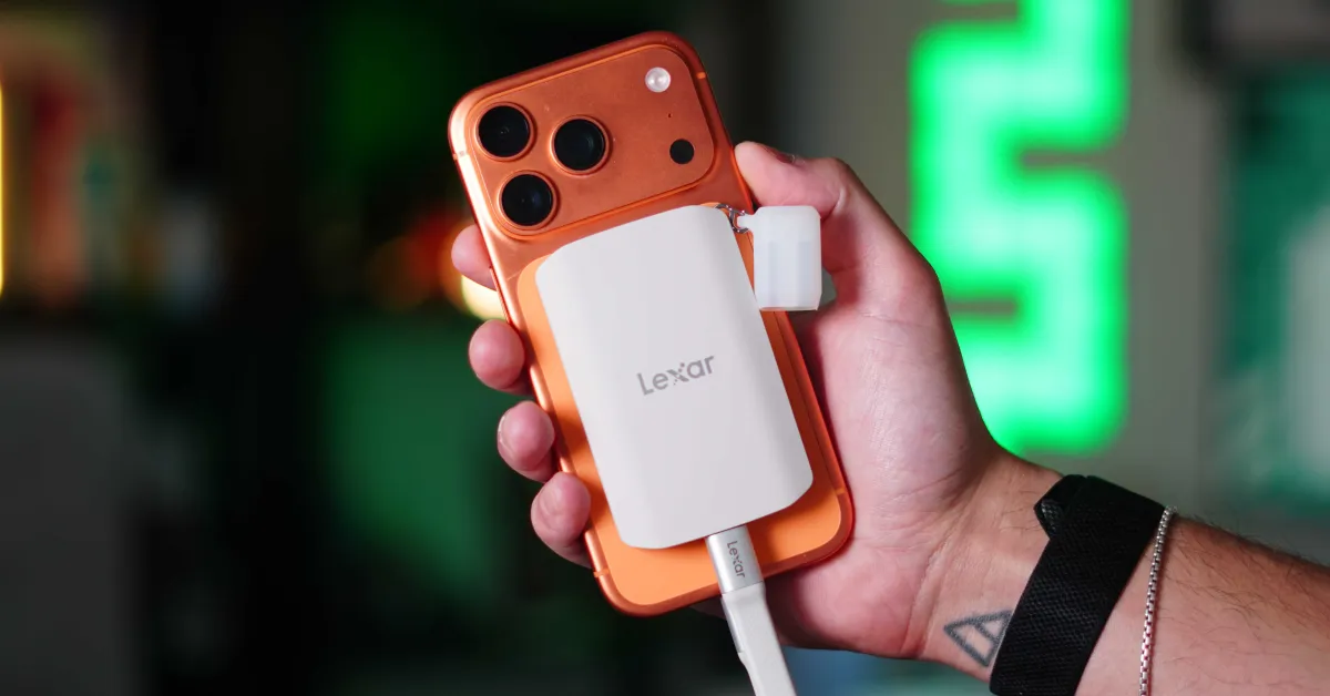 Lexar ES5: La comodità di MagSafe e la velocità SSD ProRes nel palmo della tua mano