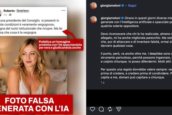 Giorgia Meloni: Al centro della tempesta di disinformazione deepfake
