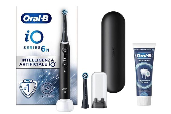Spazzolino Elettrico Oral-B iO 6N: Spazzola Sempre al Momento Giusto, Solo 119,96 €!