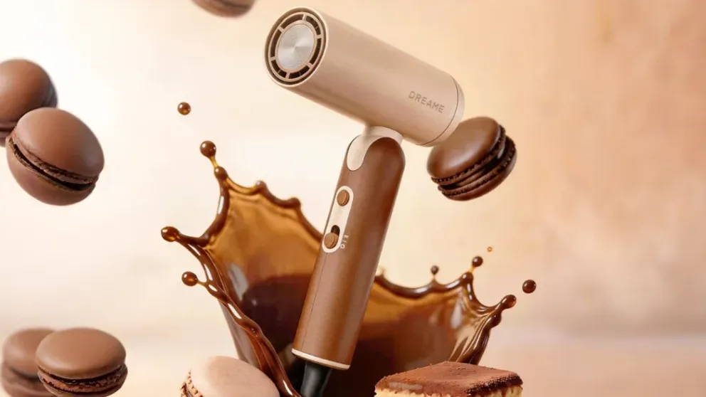 Il phon Dreame con olio per capelli integrato nel getto d’aria